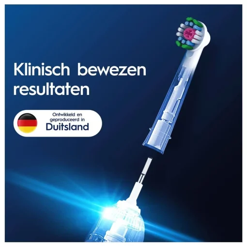 Oral-B Pro 3D White Opzetborstels met CleanMaximiser Technologie - 4 Stuks - Afbeelding 5