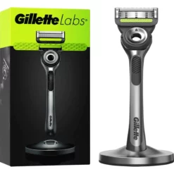 Gillette Labs With Exfoliating Bar incl. mesje, handvat en Premium Magnetische Houder
