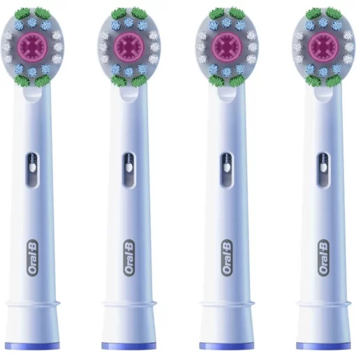 Oral-B Pro 3D White Opzetborstels met CleanMaximiser Technologie - 4 Stuks - Afbeelding 2