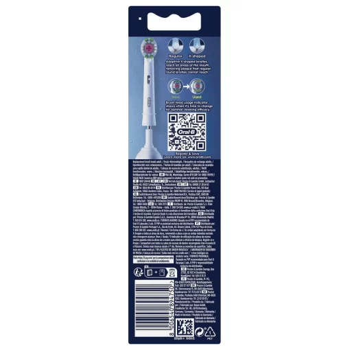 Oral-B Pro 3D White Opzetborstels met CleanMaximiser Technologie - 4 Stuks - Afbeelding 9