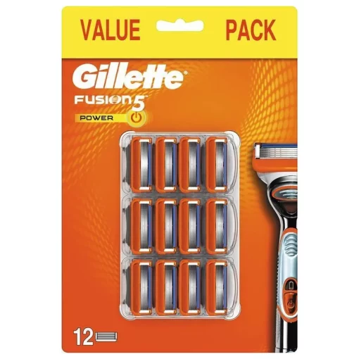 Gillette Fusion5 Power Scheermesjes Mannen - 12 Stuks - Afbeelding 8