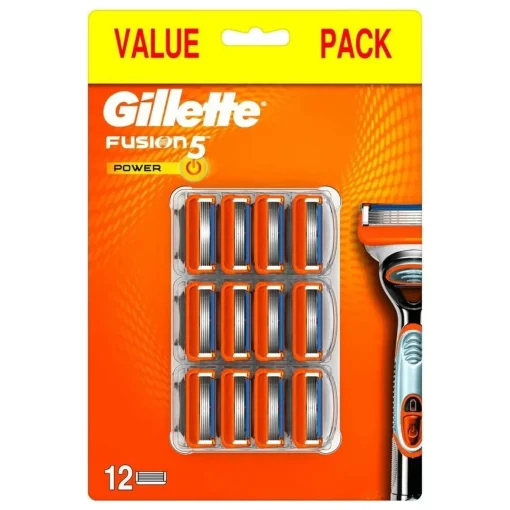 Gillette Fusion5 Power Scheermesjes Mannen - 12 Stuks - Afbeelding 4