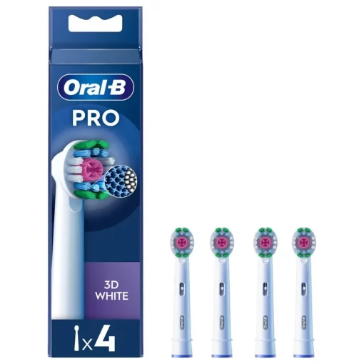 Oral-B Pro 3D White Opzetborstels met CleanMaximiser Technologie - 4 Stuks - Afbeelding 8