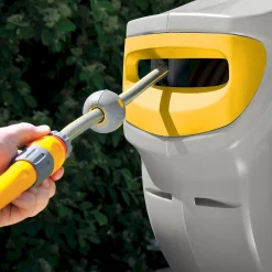 Hozelock automatische haspel 40m Auto Reel wandslangbox voorzijde