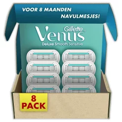 Gillette Venus Deluxe Smooth Sensitive 8-Pack box