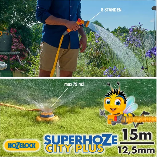 hozelock superhoze 7,5m sproeier