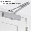 Intersteel Deurdranger met Schaararm DR 108 Grijs - Tot 100kg / max. 125cm breed