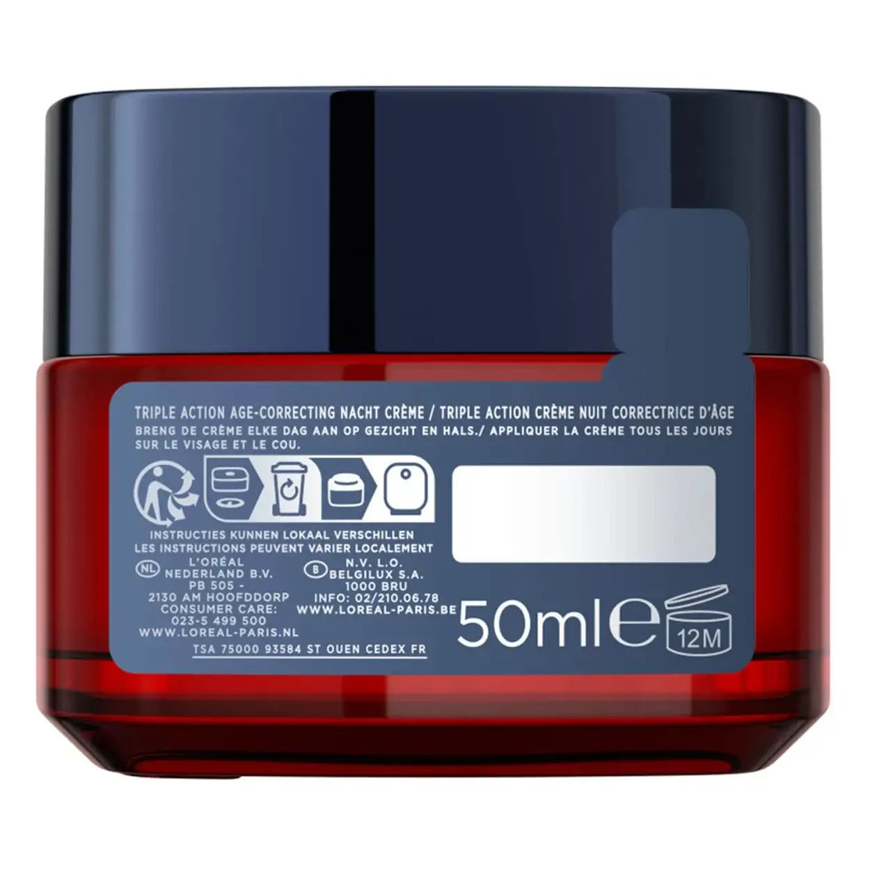 L'Oréal Paris Revitalift Laser Anti-Rimpel Nachtcrème 50ml – Met Vitamine C, Hyaluronzuur & Pro-Retinol 4 L'Oréal Paris Revitalift Laser Anti-Rimpel Nachtcrème 50ml – Met Vitamine C, Hyaluronzuur & Pro-Retinol - Afbeelding 2