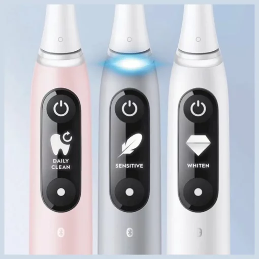 Oral-B iO6 Grey Opal Elektrische Tandenborstel kleuren en interface