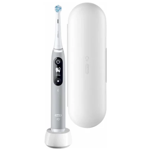 Oral-B iO6 Grey Opal Elektrische Tandenborstel met etui