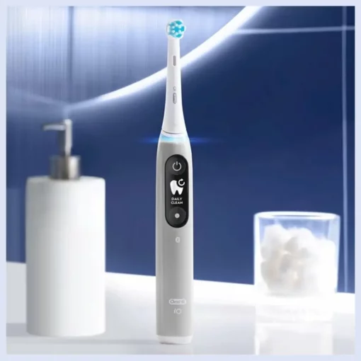 Oral-B iO6 Grey Opal Elektrische Tandenborstel live