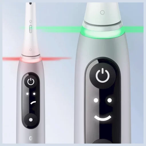 Oral-B iO6 Grey Opal Elektrische Tandenborstel leds