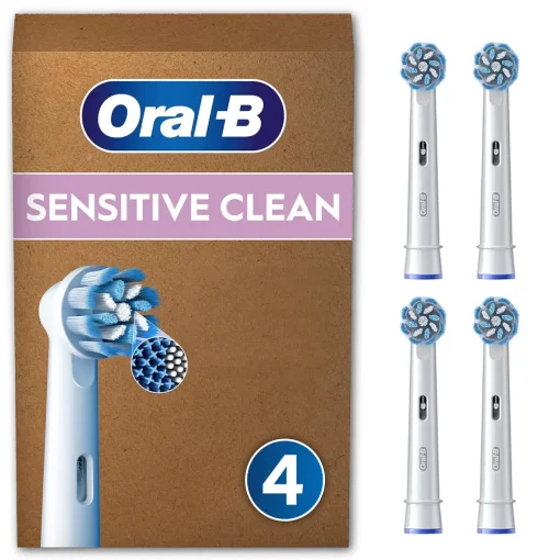 ORAL-B Pro Sensitive Clean Opzetborstels 4-PACK