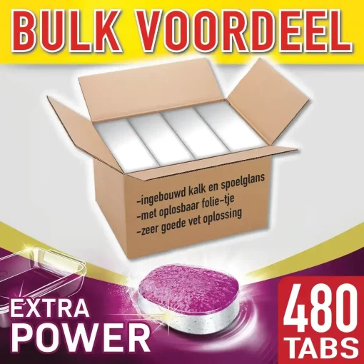 vaatwasblokjes All-in-ONE expert IN BULK 480 stuks