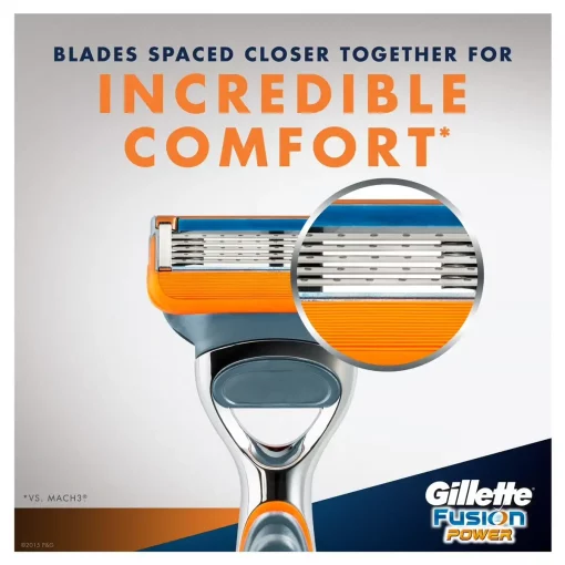 Gillette Fusion Power scheersysteem voor mannen - Ultieme gladheid - incredible comfort