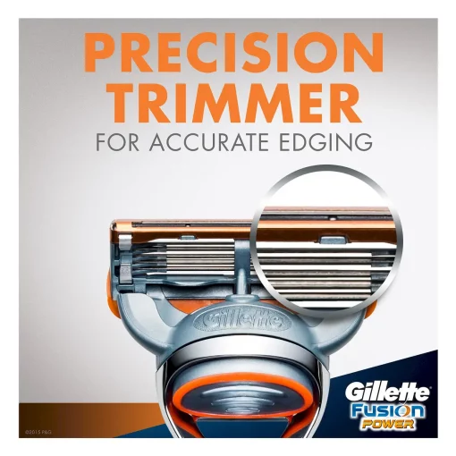 Gillette Fusion Power scheersysteem voor mannen - Ultieme gladheid - precision trimmer