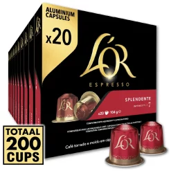 L'Or Splendente Espresso Koffiecups 10x20