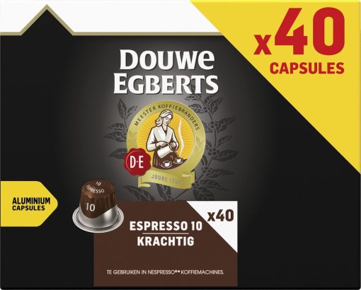 Douwe Egberts Espresso Krachtig - Intensiteit 10/12 - 5 x 40 capsules - Afbeelding 8