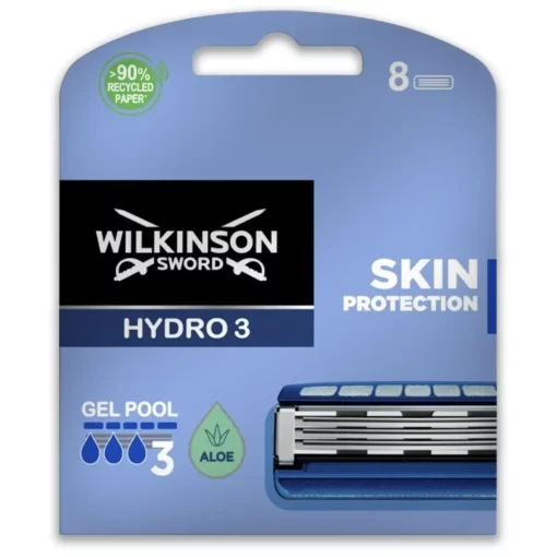 Wilkinson Sword Hydro 3 Scheermesjes Skin Protection 8 stuks