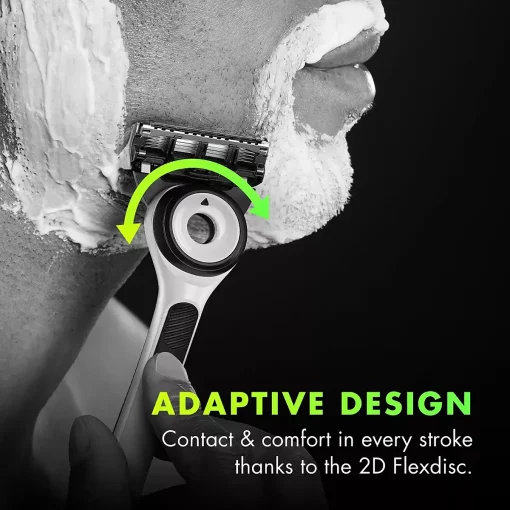 Gillette Labs Sharp White Edition adaptive design