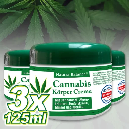 Natura Balance Cannabis Creme 3x125ml
