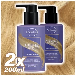 Andrélon Kleurmasker Honing Blond 2-PACK