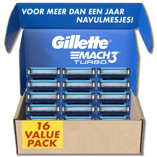 Gillette Mach3 Turbo ValuePack 20 stuks