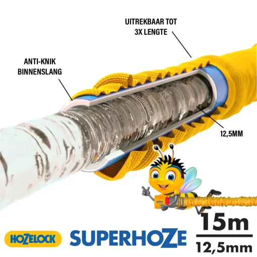 Hozelock Superhoze 15m detail slang