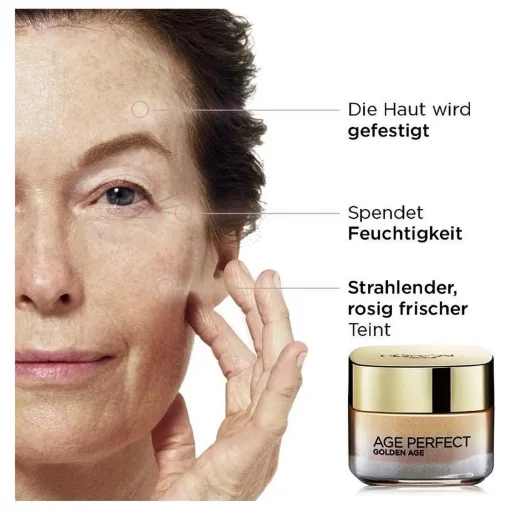 L'Oreal Paris Age Perfect Golden Age Dagcrème - Rijpe Huid - Pioenrozen en Calcium B5 - 50 ML - Afbeelding 3