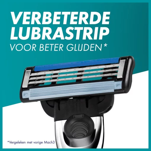 Gillette Mach3 Turbo - verbeterde lubrastrip