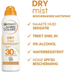 Garnier Ambre Solaire Dry Protect Mist SPF30 200mlposter 3