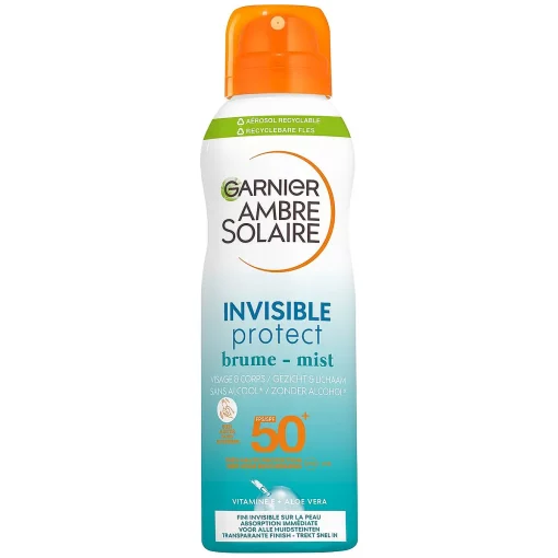 Garnier Ambre Solaire Invisible Protect Mist SPF50 voorkant