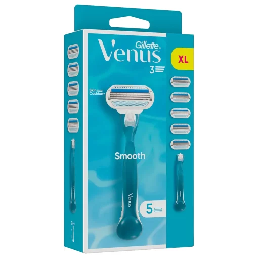 Gillette Venus Smooth Starter Set 1 houder+5 mesjes