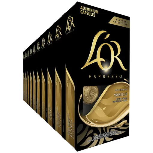 L'Or Vanille Espresso Koffiecups 100 capsules (10x10)