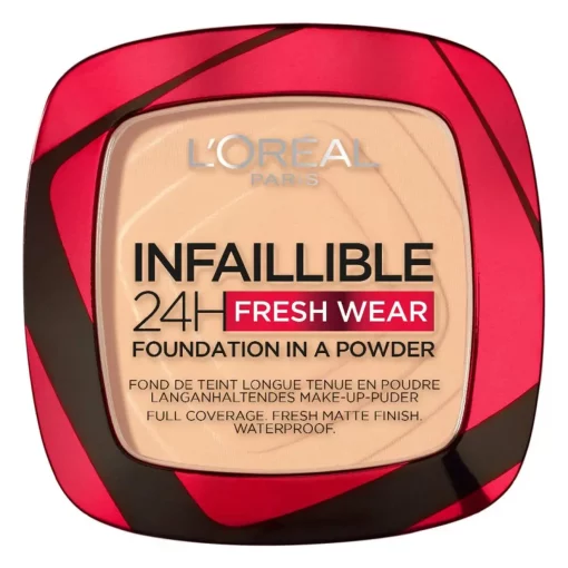 L'Oréal Infallible 24H Fresh Wear Foundation In A Powder 040 Cashmere