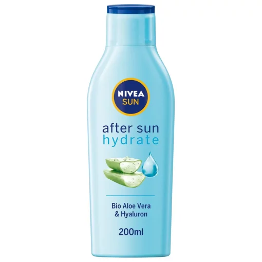 NIVEA SUN Hydraterende & Kalmerende Aftersun Lotion Met hyaluronzuur en Aloë Vera 200 ml