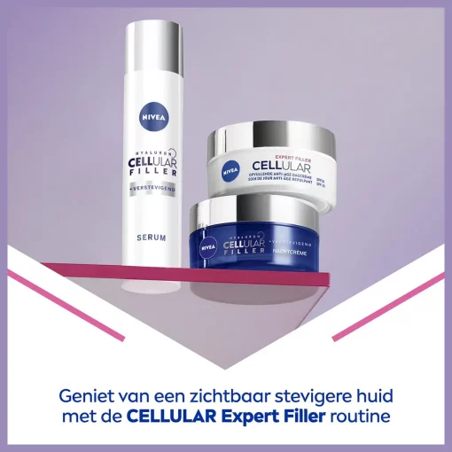 NIVEA CELLular Expert Filler Anti-Age Nachtcrème 50ml geniet van resultaat