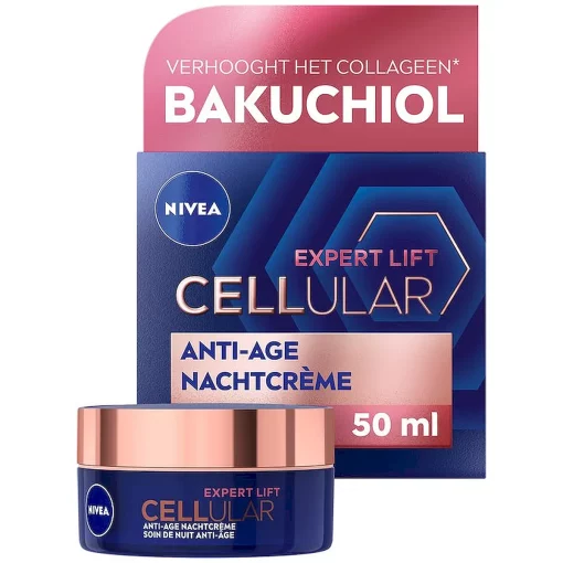 NIVEA Cellular Expert Lift Anti Age bodycrème 50 ml voorzijde verpakking en potje