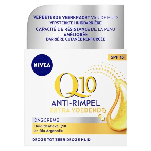 Nivea Visage Q10 + Antirimpel crème 50ml Dag voorkant doosje