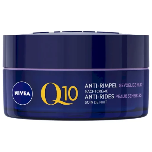 NIVEA Q10 Power Sensitive Nachtcrème Gezicht 50ml potje nl