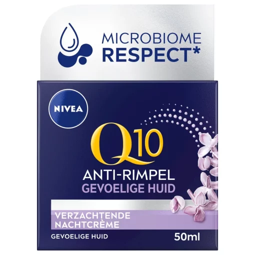 NIVEA Q10 Power Sensitive Nachtcrème Gezicht 50ml box nl