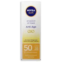 Nivea Sun Q10 Zonnebrand Anti-age UV SPF50 50ml 8 Nivea Sun Q10 Zonnebrand Anti-age UV SPF50 50ml verpakking