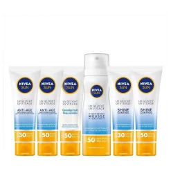 NIVEA SUN UV Anti-Age en Anti-Pigment Zonnebrand Crème SPF30 50ml serie