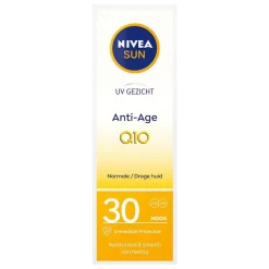 NIVEA SUN UV Anti-Age en Anti-Pigment Zonnebrand Crème SPF30 50ml verpakking
