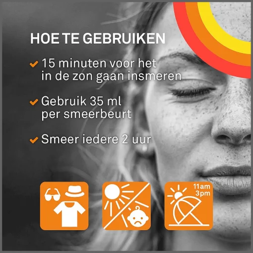 P20 Zonnebrand Original SPF30 Spray Factor 30 - hoe te gebruiken