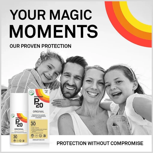 P20 Zonnebrand Original SPF30 Spray Factor 30 - your magic moments