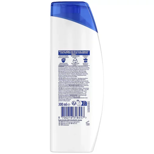 Head and Shoulders Shampoo Apple Fresh - achterzijde fles