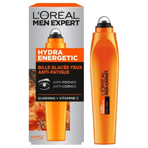 L’Oréal Paris Hydra Energy Eye Roll-On voor mannen 10ml