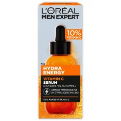 L'Oreal Paris Men Expert Hydra Energy Vitamin C Serum 30ml verpakking voorzijde