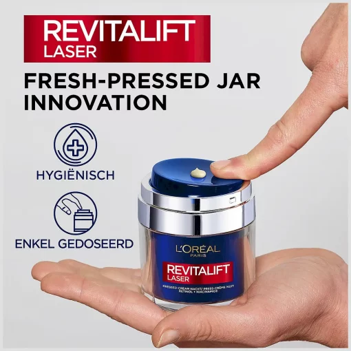 L'Oréal Paris Revitalift Laser X3 Nachtcrème met Retinol - 50ml fresh press innovation